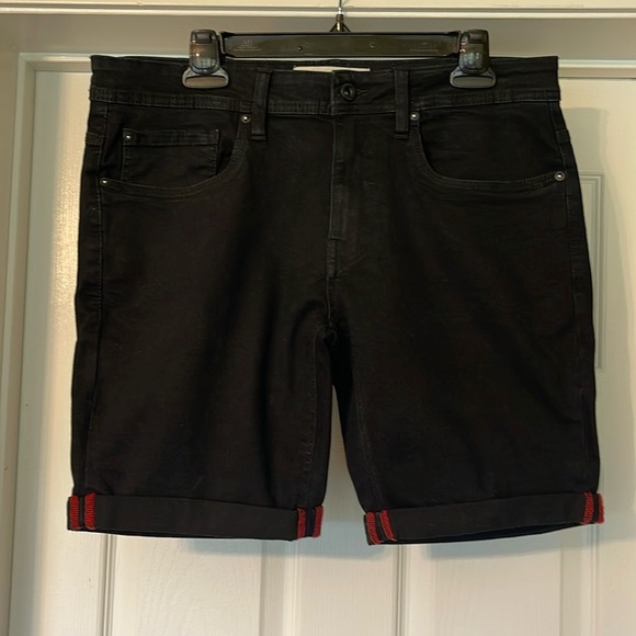 Projek Raw Men’s Black Jean Shorts - Future Flex - Size 32 - Picture 1 of 6